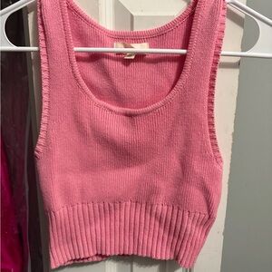 Pacsun Pink Sleeveless Knit Too